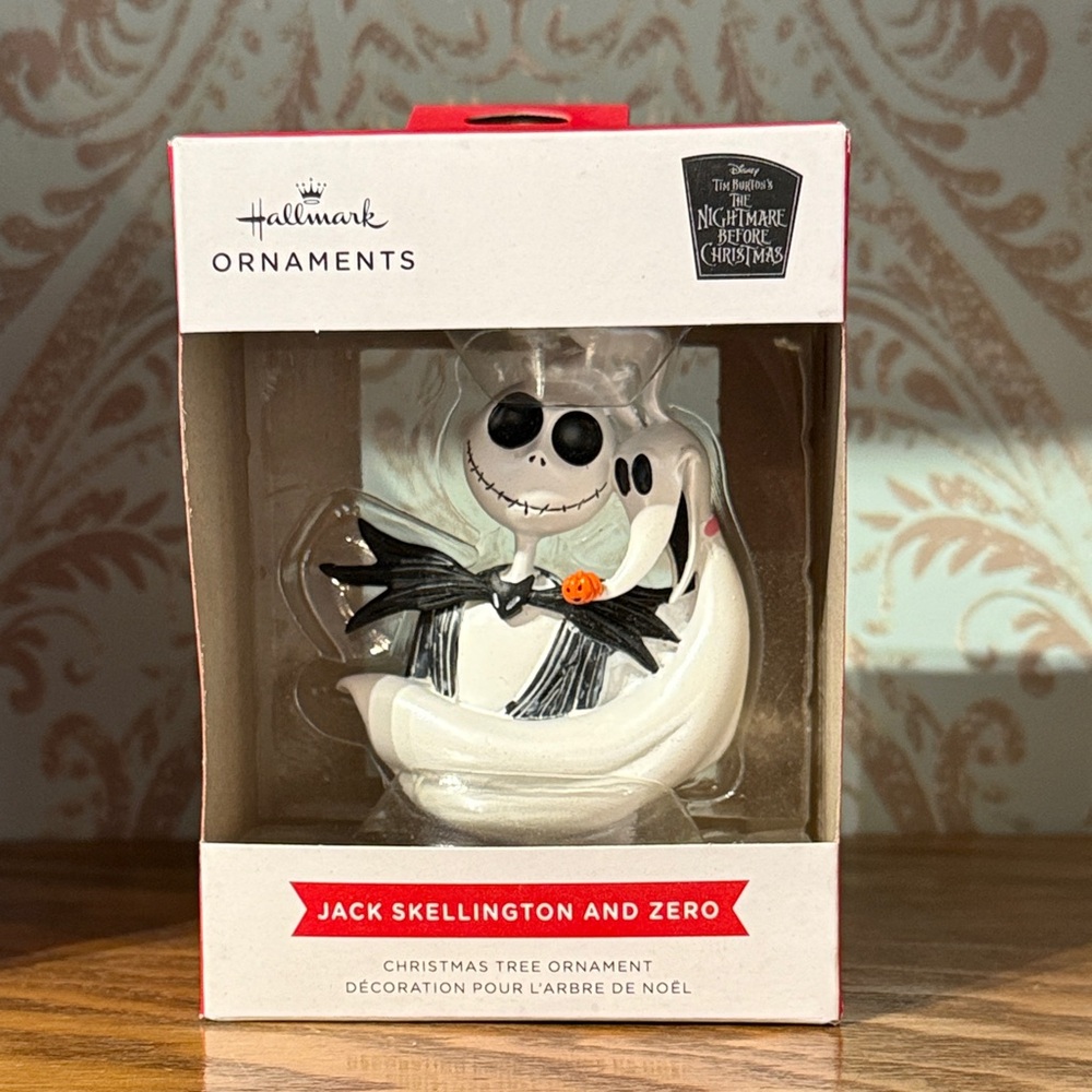 Hallmark Black and White Jack Skellington Ornament